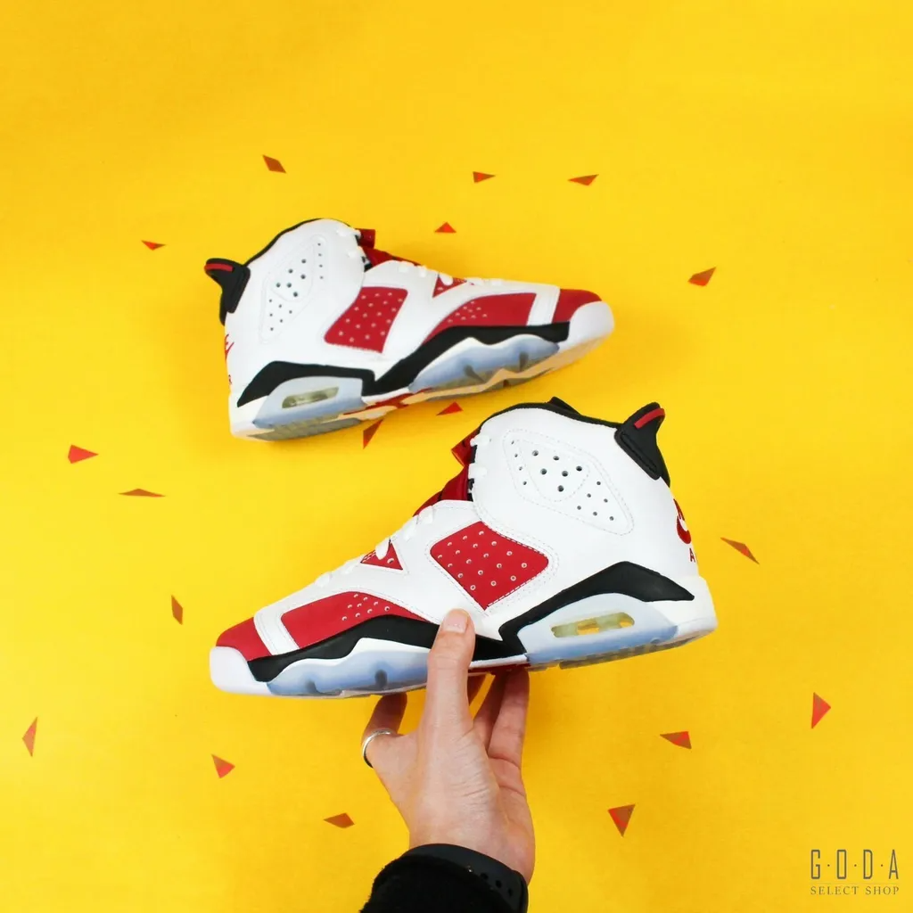Air Jordan 6 Retro Carmine GS 胭脂紅 女鞋 384665-106