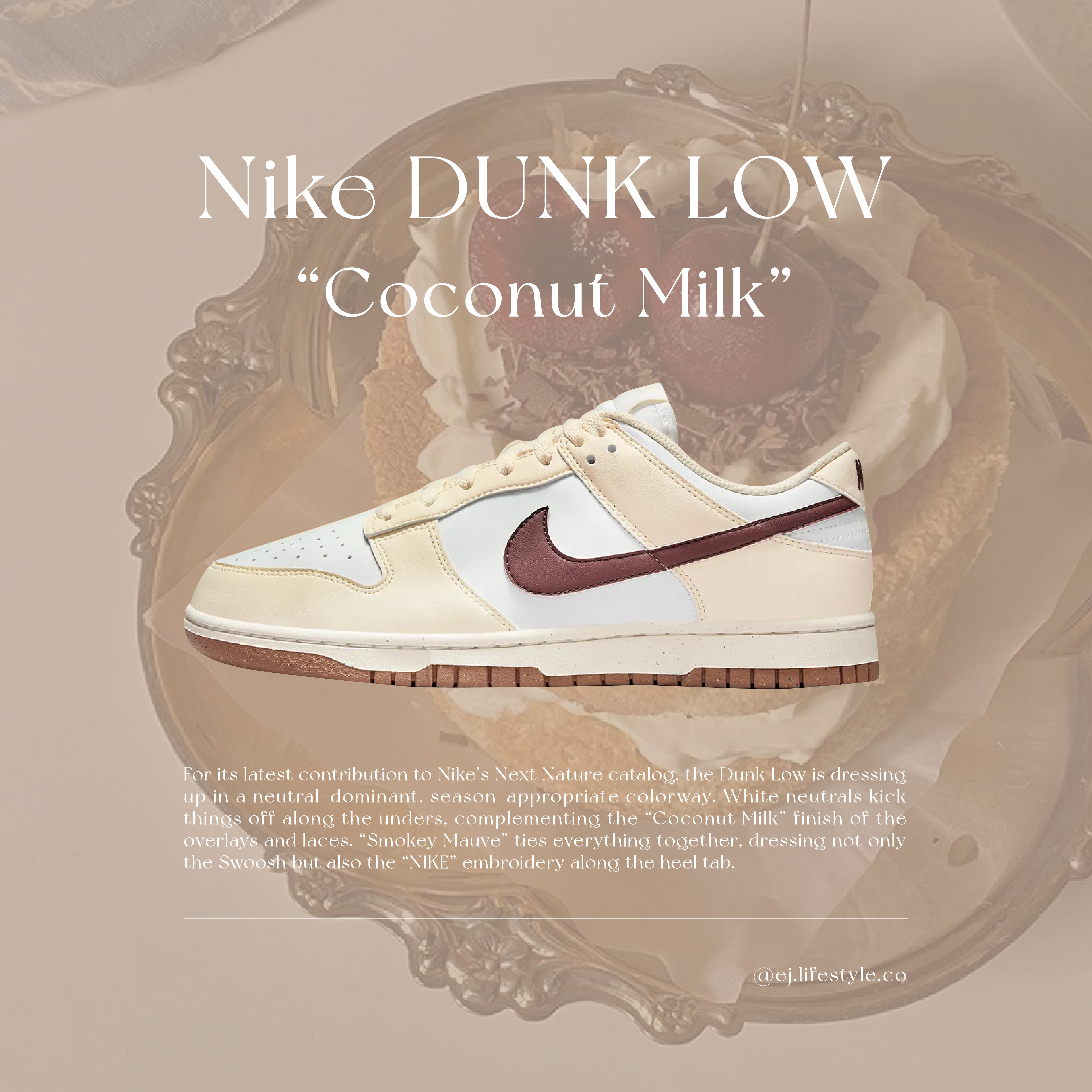 NIKE DUNK LOW 櫻桃奶油 紅棕 奶油色 焦糖底 女鞋 DD1873-103 / 預購