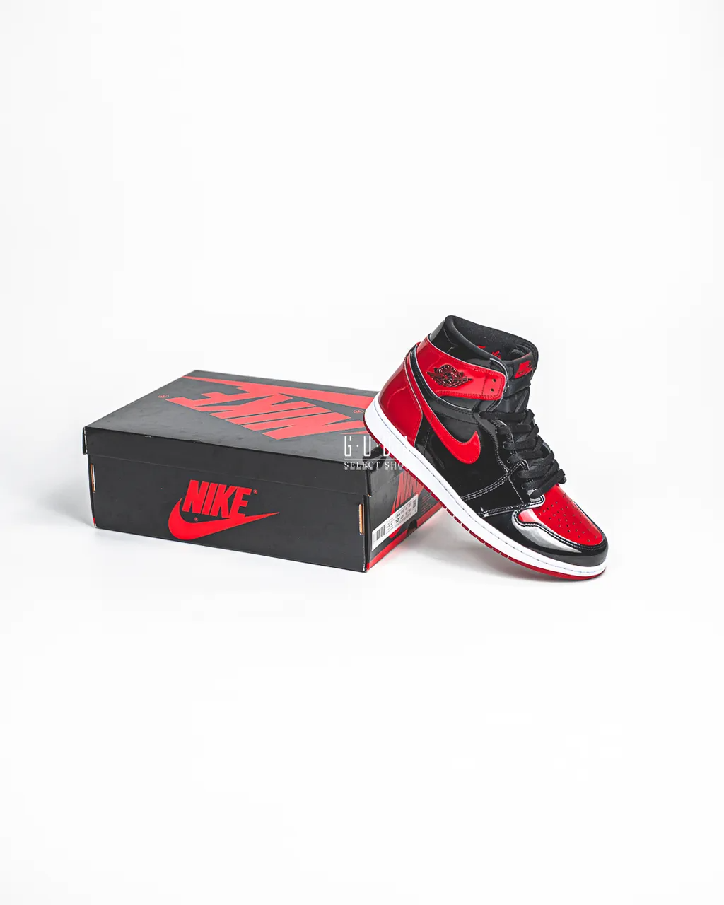 Air Jordan 1 Retro High Og Patent Bred 一代黑紅漆皮555088-