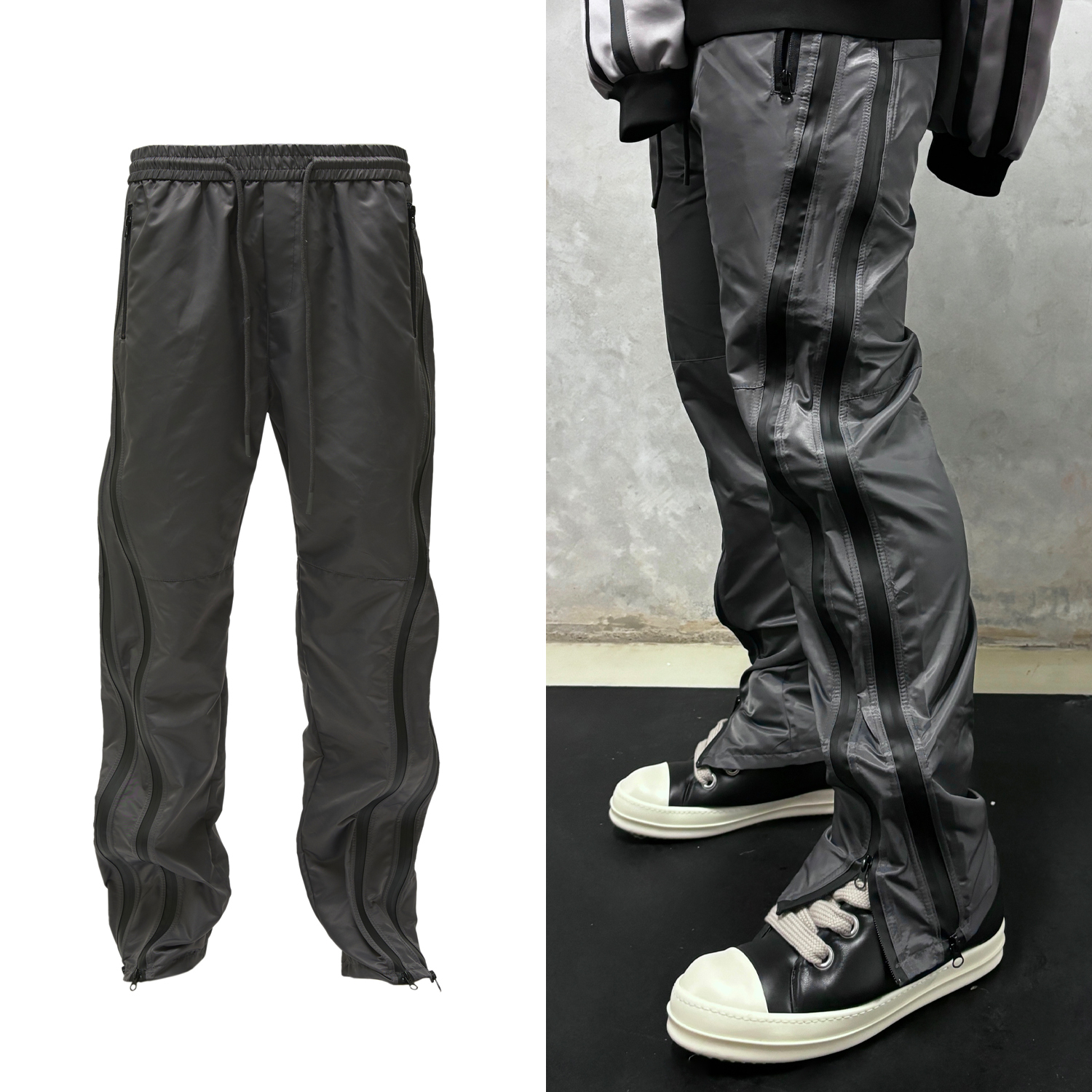 OPO DESIGN 全拉鍊彎刀長褲 2.0