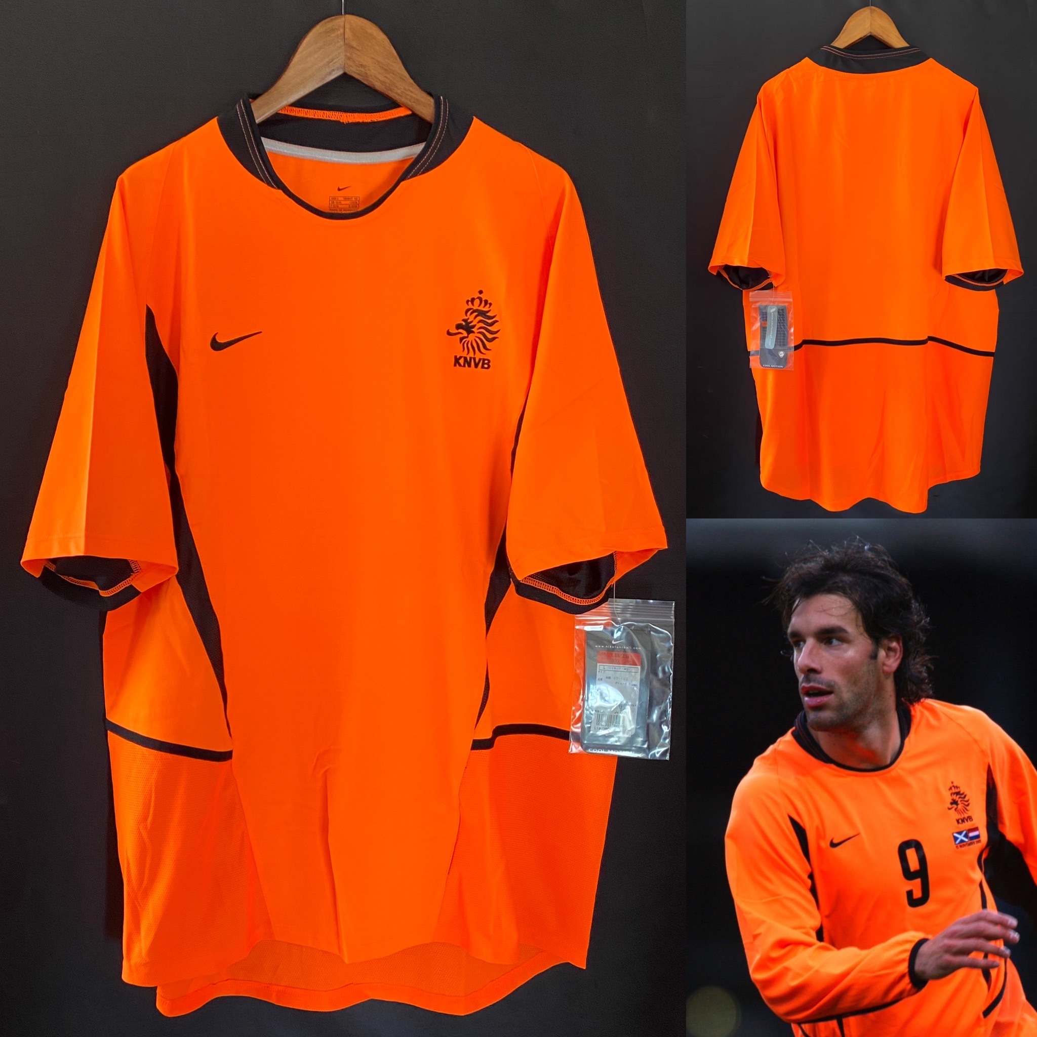 (全新有牌) 荷蘭 2002 Nike 主場球衣