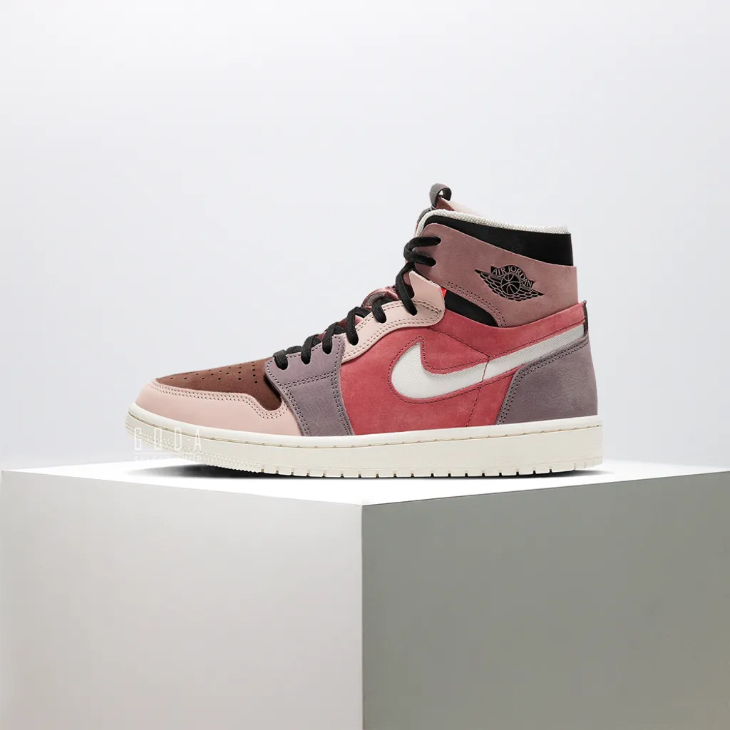 Air Jordan 1 High W Zoom Air Cmft 莫蘭迪粉 髒粉 女鞋 CT0979-602