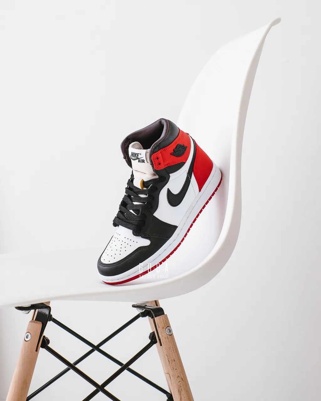 Air Jordan 1 High OG WMNS 黑紅頭 絲綢 CD0461-016