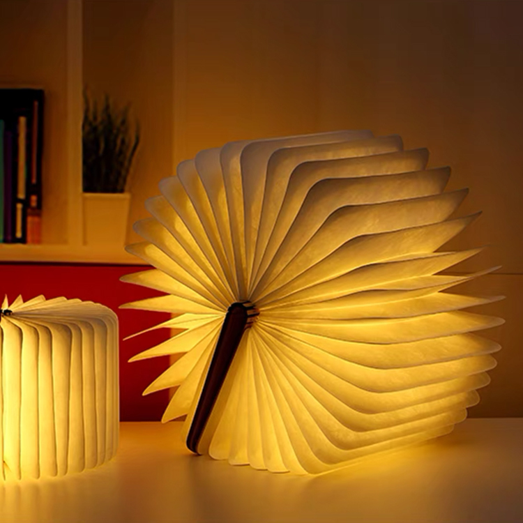 木紋書本LED氣氛燈