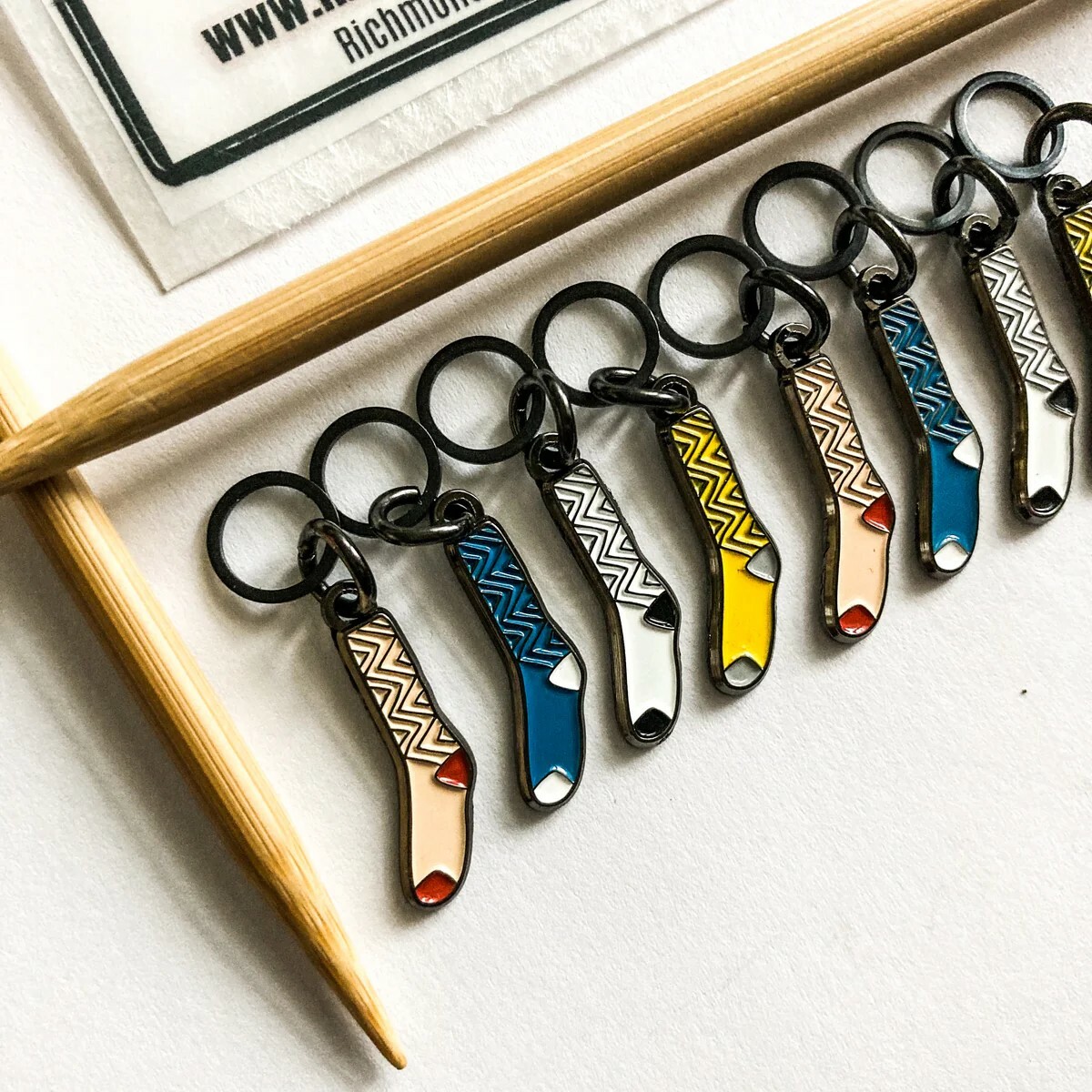 [Firefly Notes] 襪子琺瑯記號圈