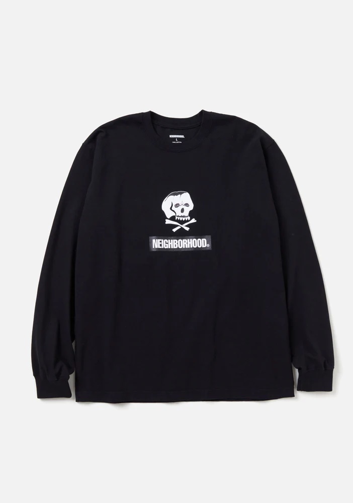 [現貨] NEIGHBORHOOD NH . TEE LS-15 | BLACK