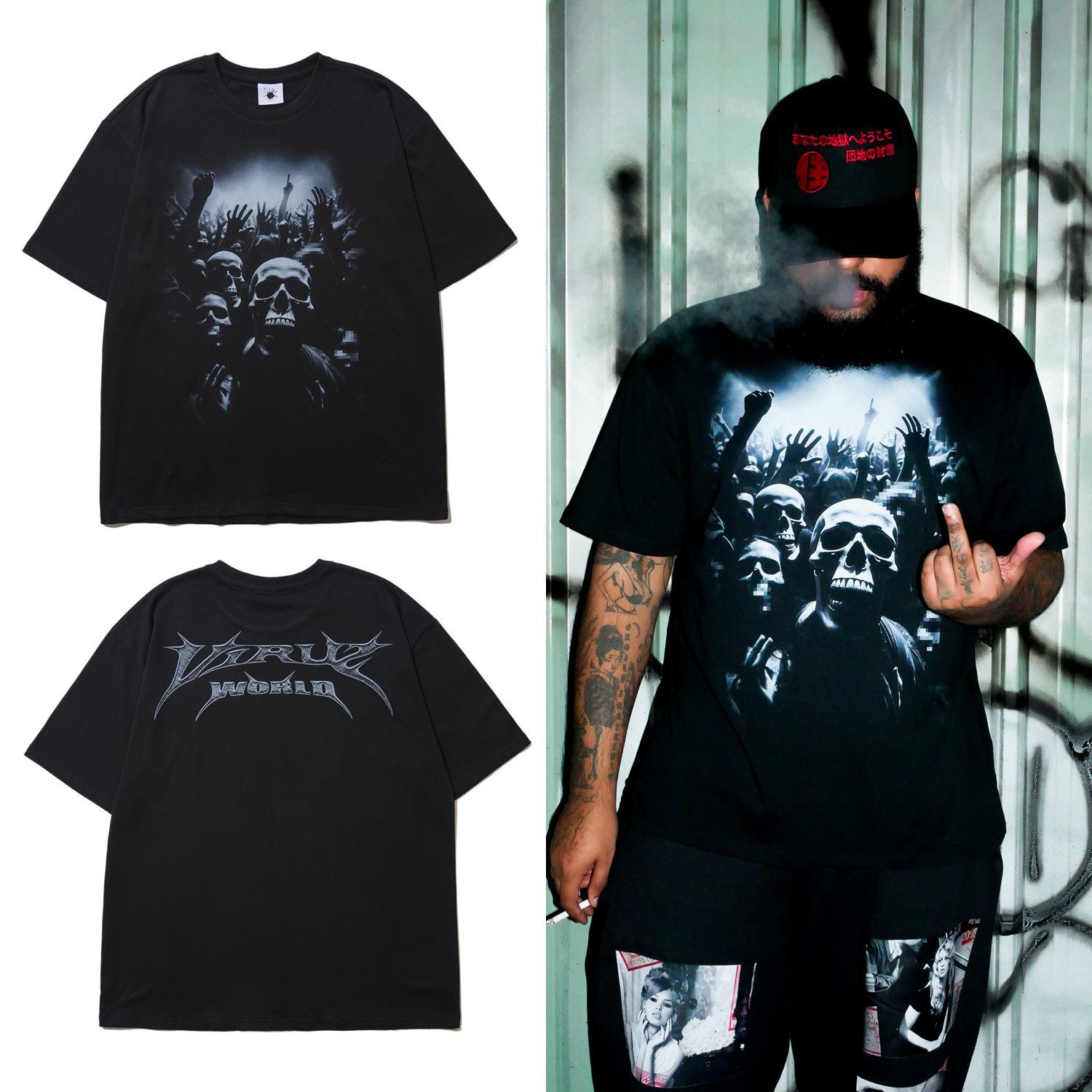 VIRUSWORLD LATE9PARTY TEE