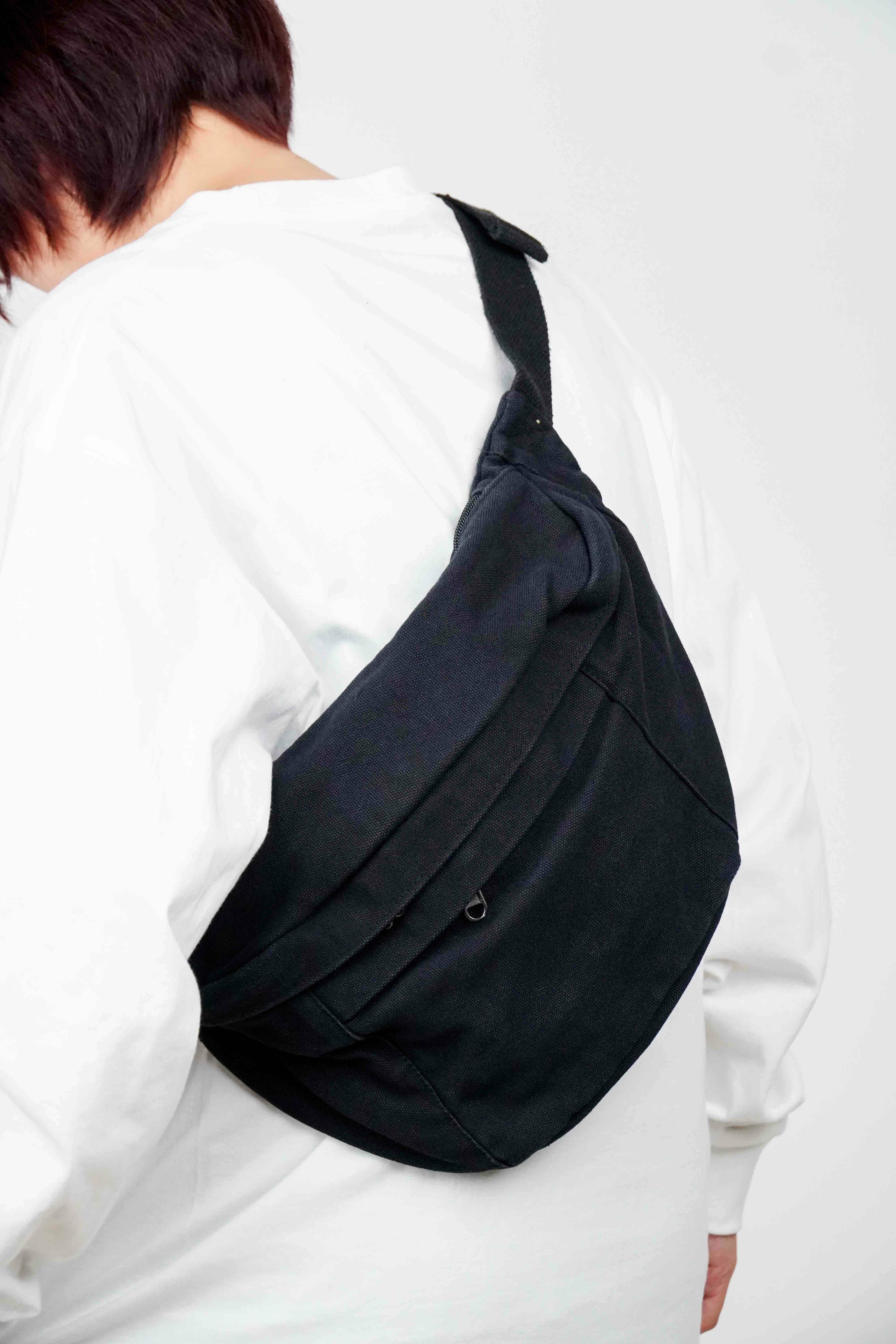 『Always_Good』帆布 工裝 側背包 腰包