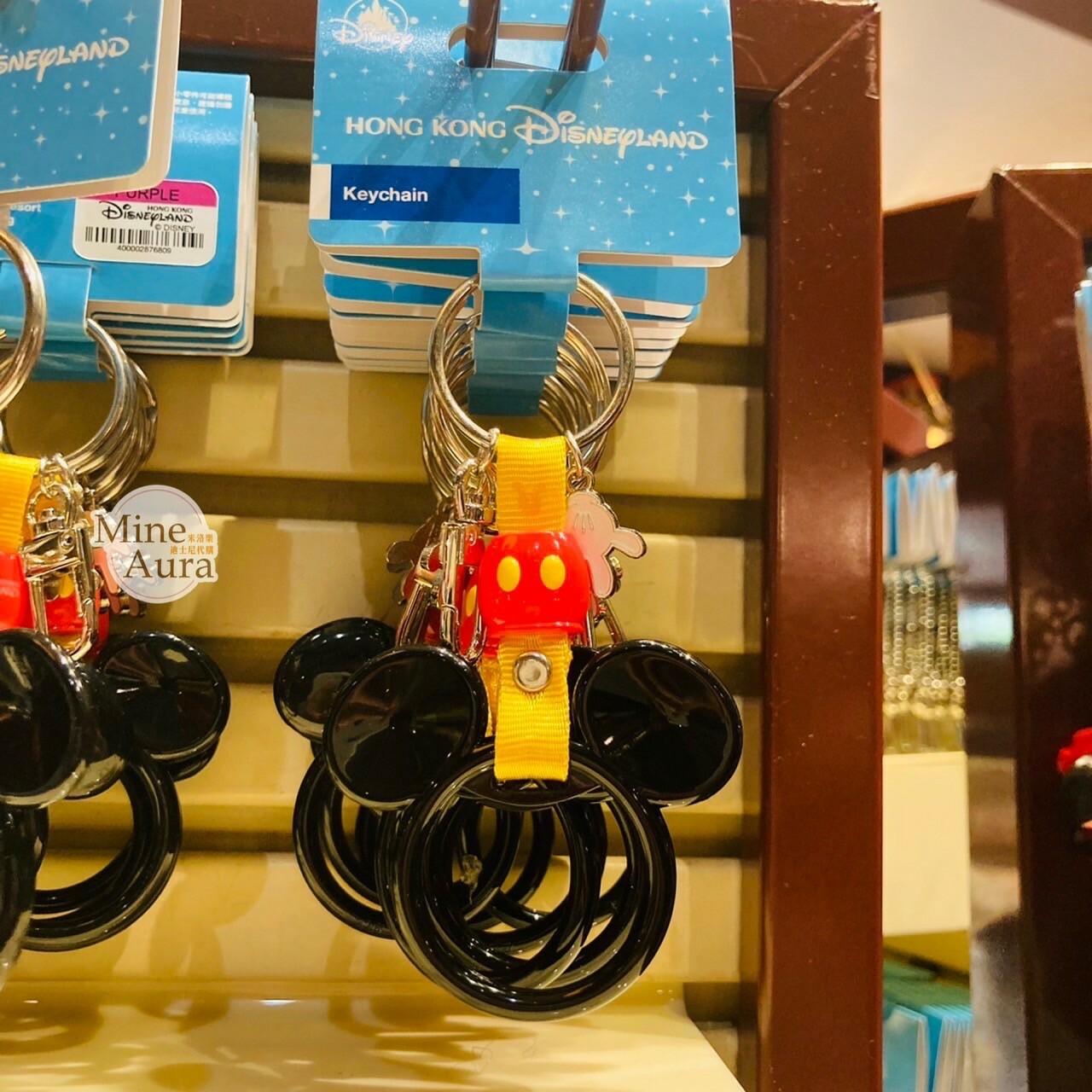 (現貨) 米奇 Mickey 電車 拉環 造型 鑰匙圈 吊飾 -香港迪士尼樂園