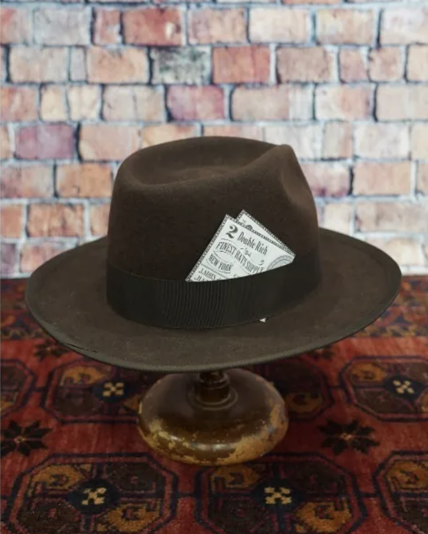 【試着のみ】MR FATMAN ”TWO DOLLAR” FEDORA HAT 試着のみ】MR FATMAN ”TWO DOLLAR” FEDORA HAT - メルカリ