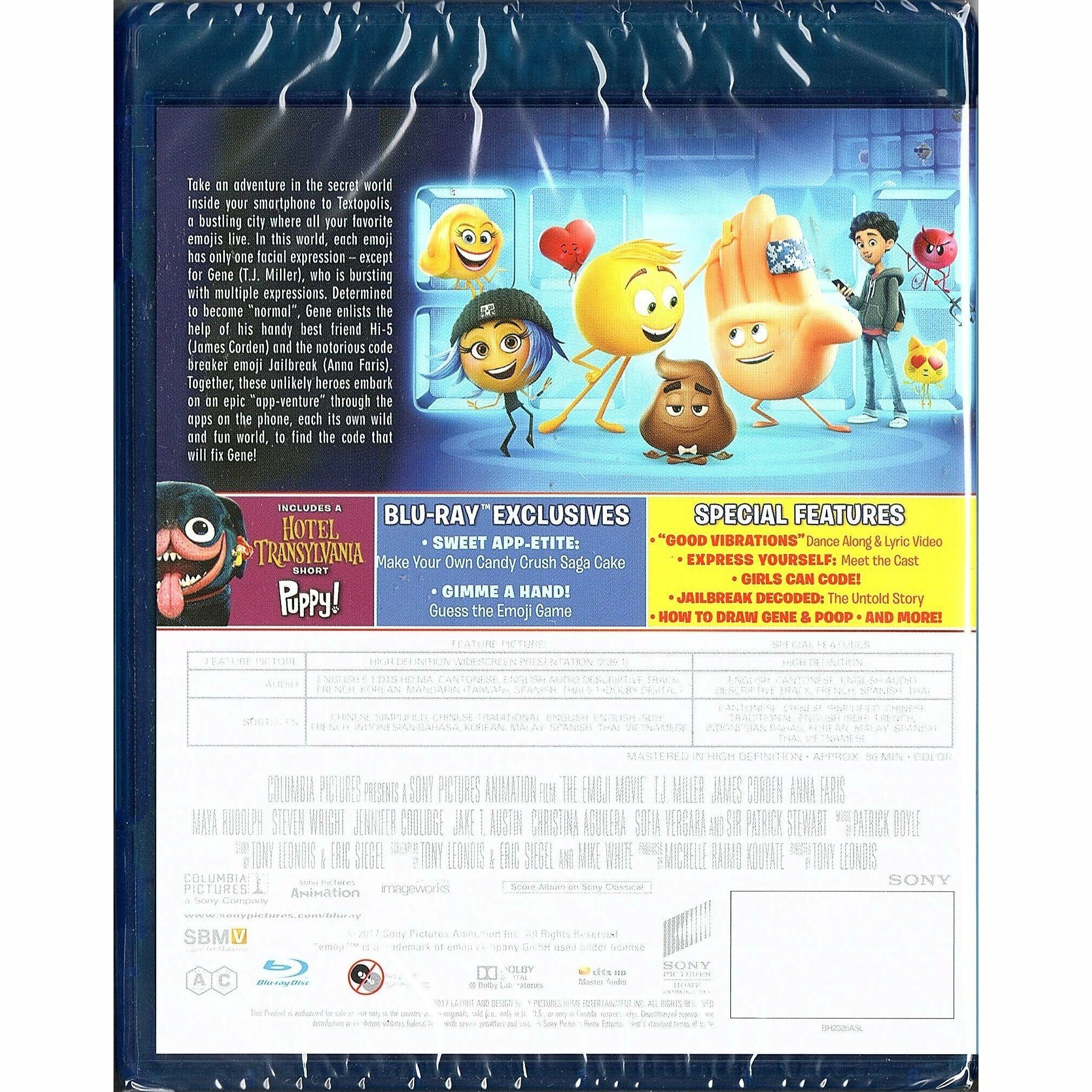 Emoji Movie, The《Emoji大冒險》(2017) (Blu-ray) (香港版)
