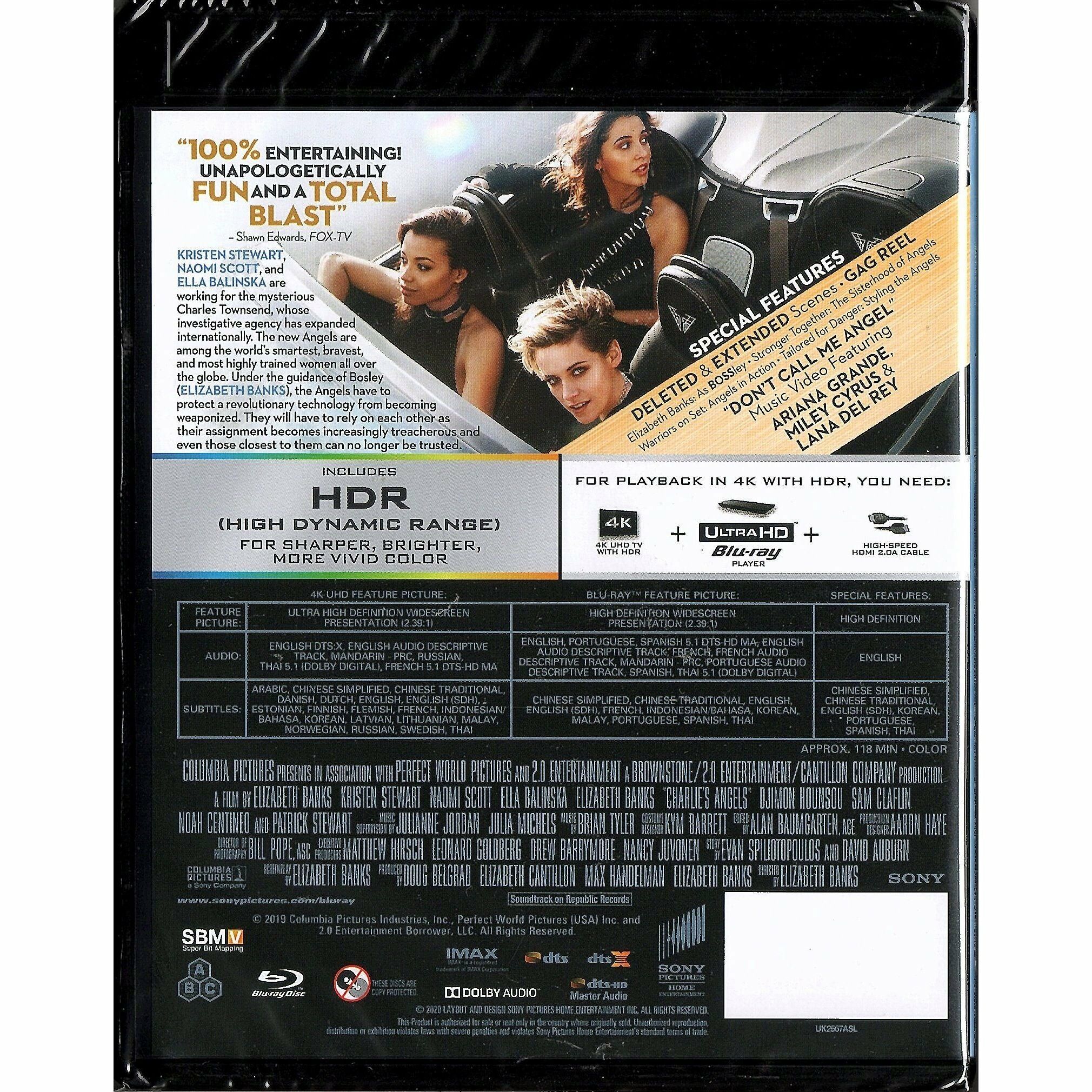 Charlie's Angels (2019) (4K Ultra HD + Blu-ray)