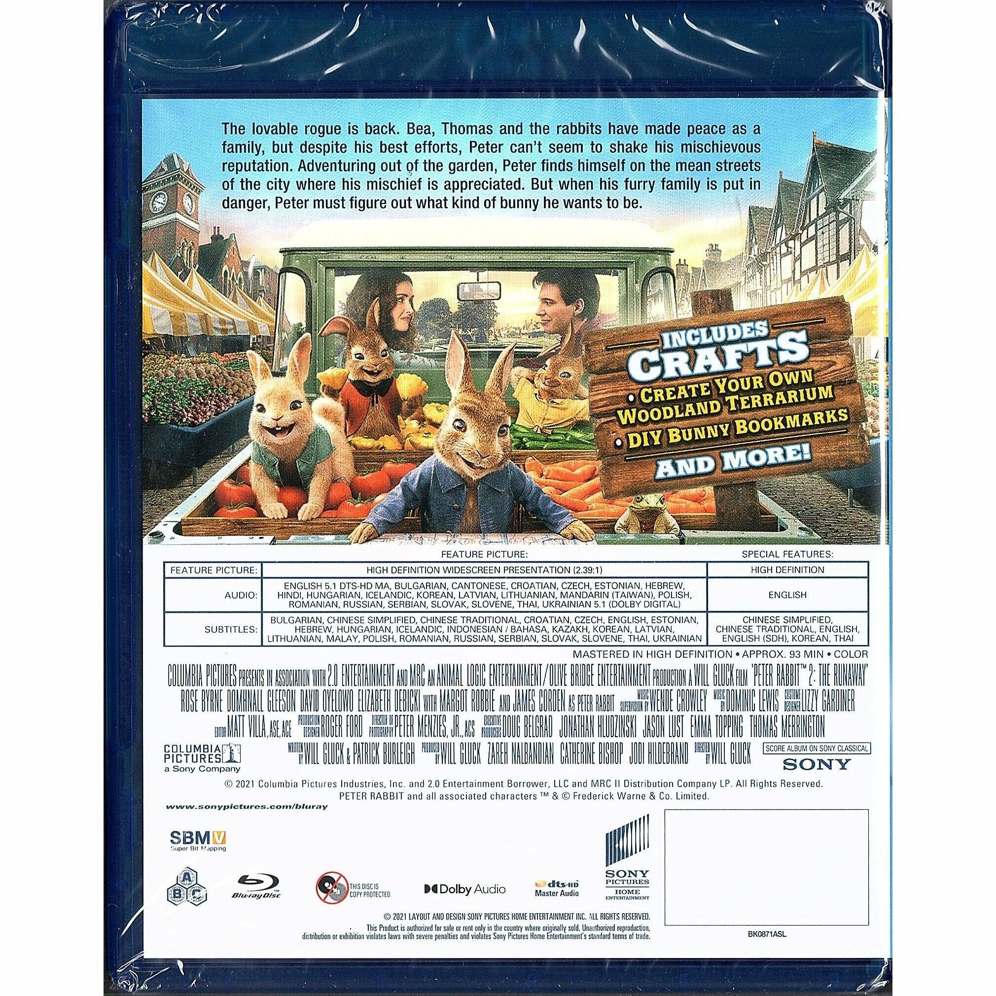 PETER RABBIT 2: THE RUNAWAY (Blu-ray)