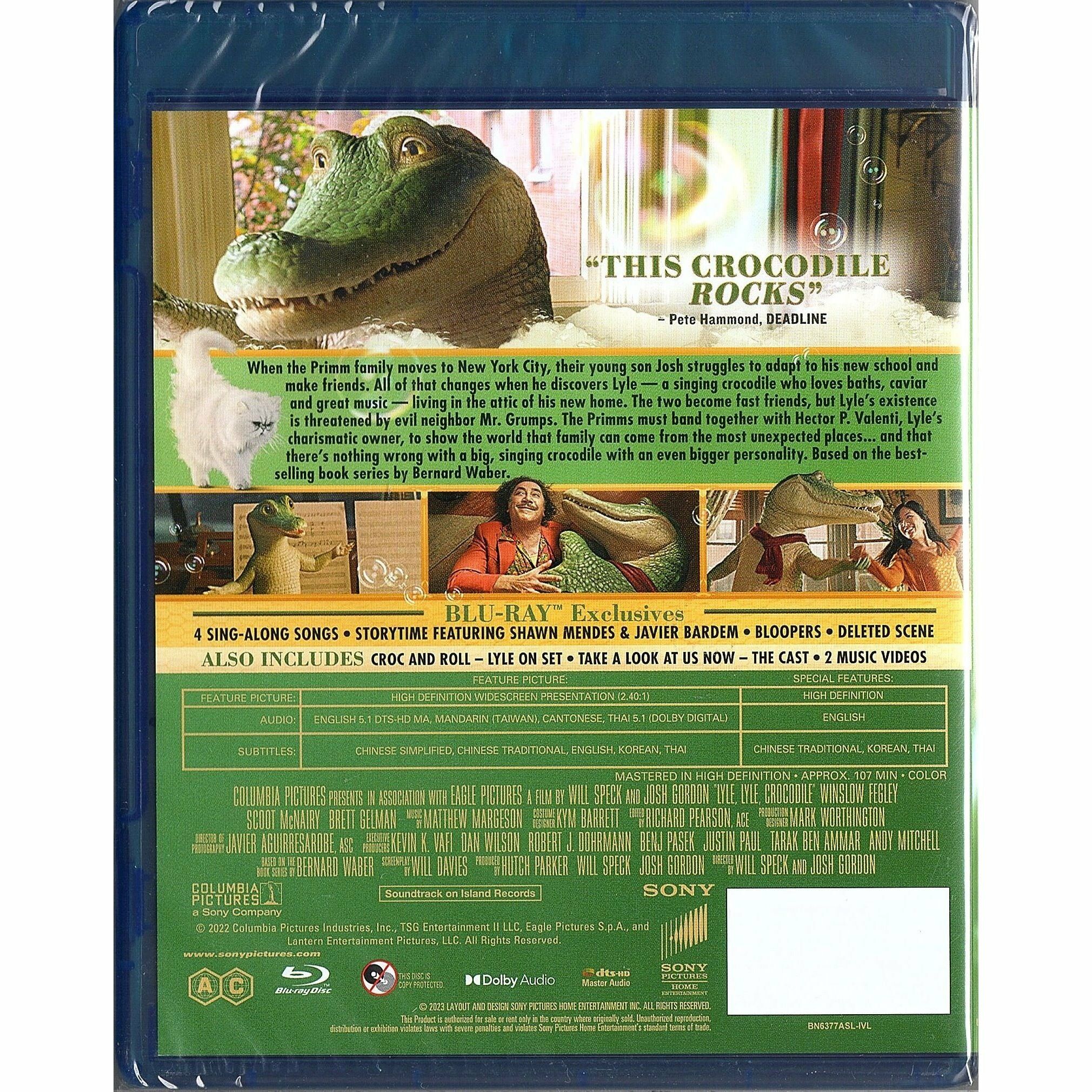 Lyle, Lyle, Crocodile《紐約愛音鱷》(2022) (Blu-ray) (香港版)