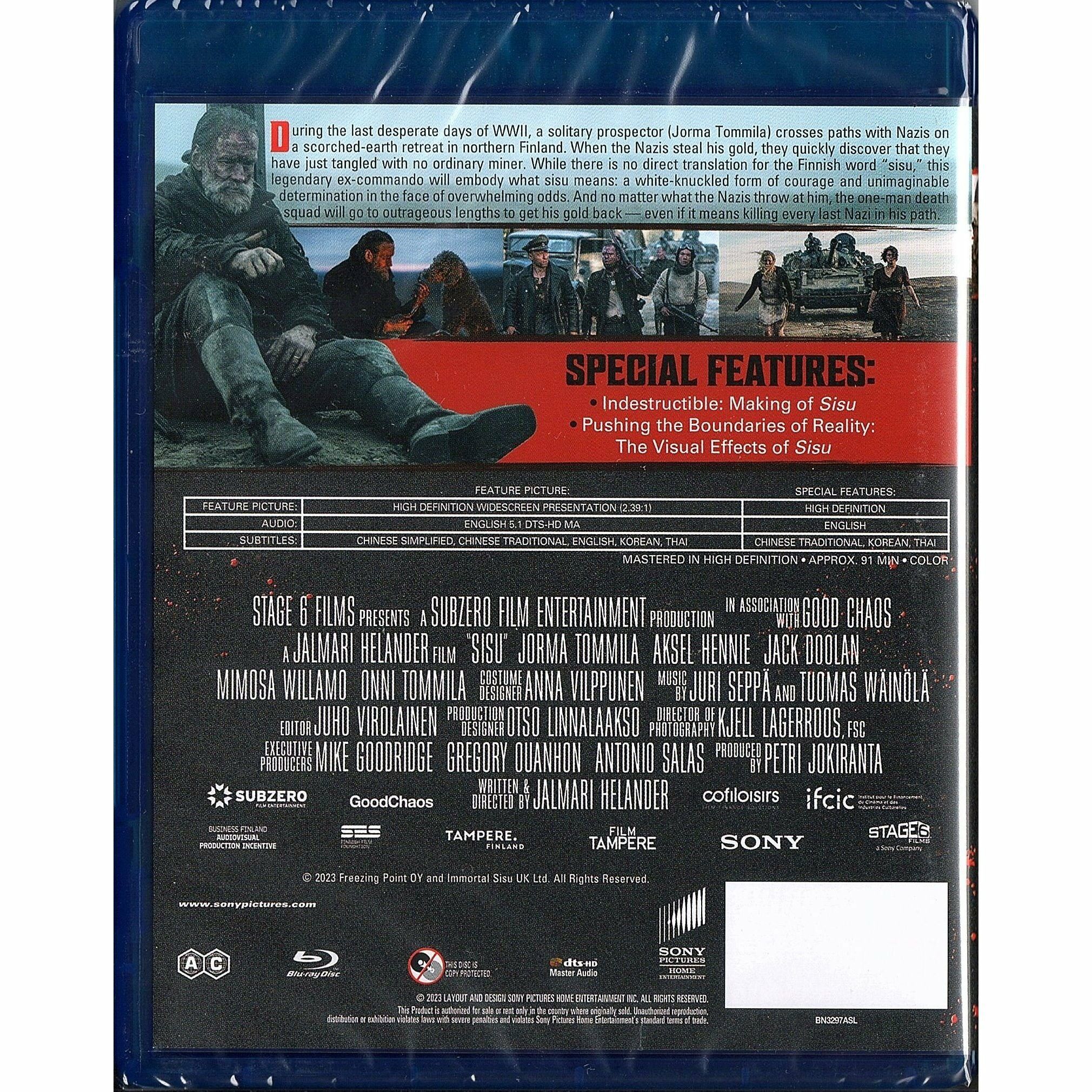 Sisu (2022) (Blu-ray)