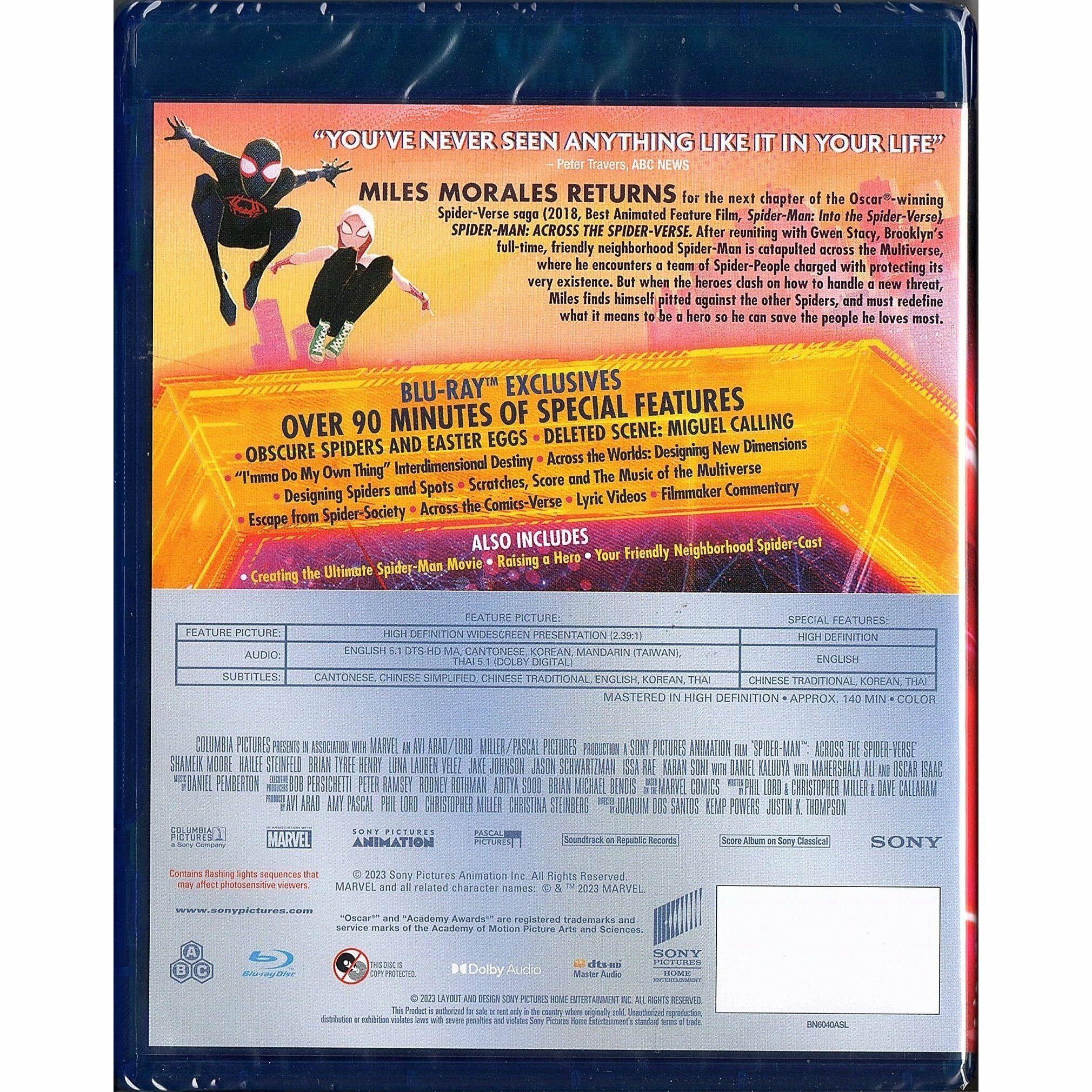 Spider-Man: Across the Spider-Verse (2023) (Blu-ray)