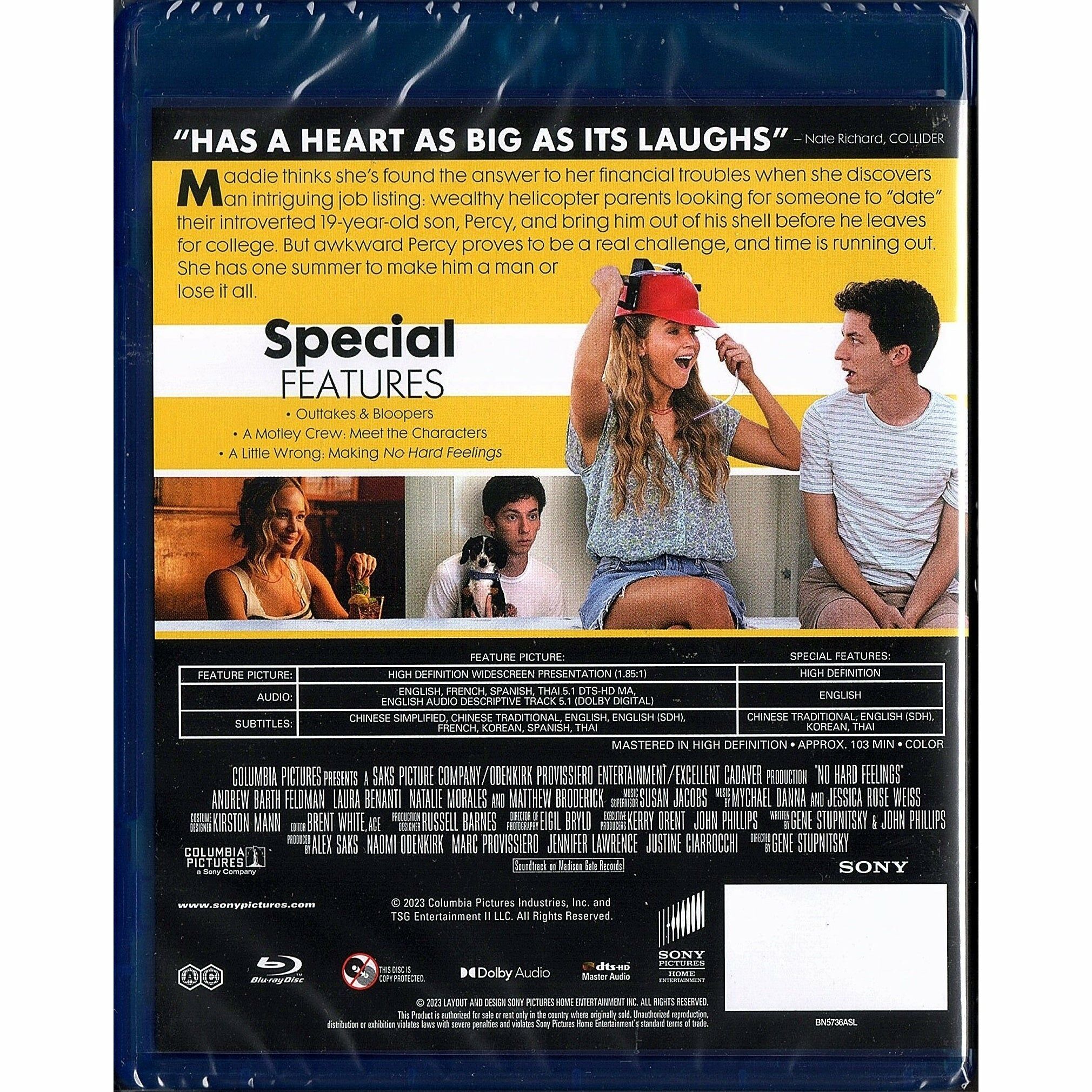 No Hard Feelings (2023) (Blu-ray) (Hong Kong Version)