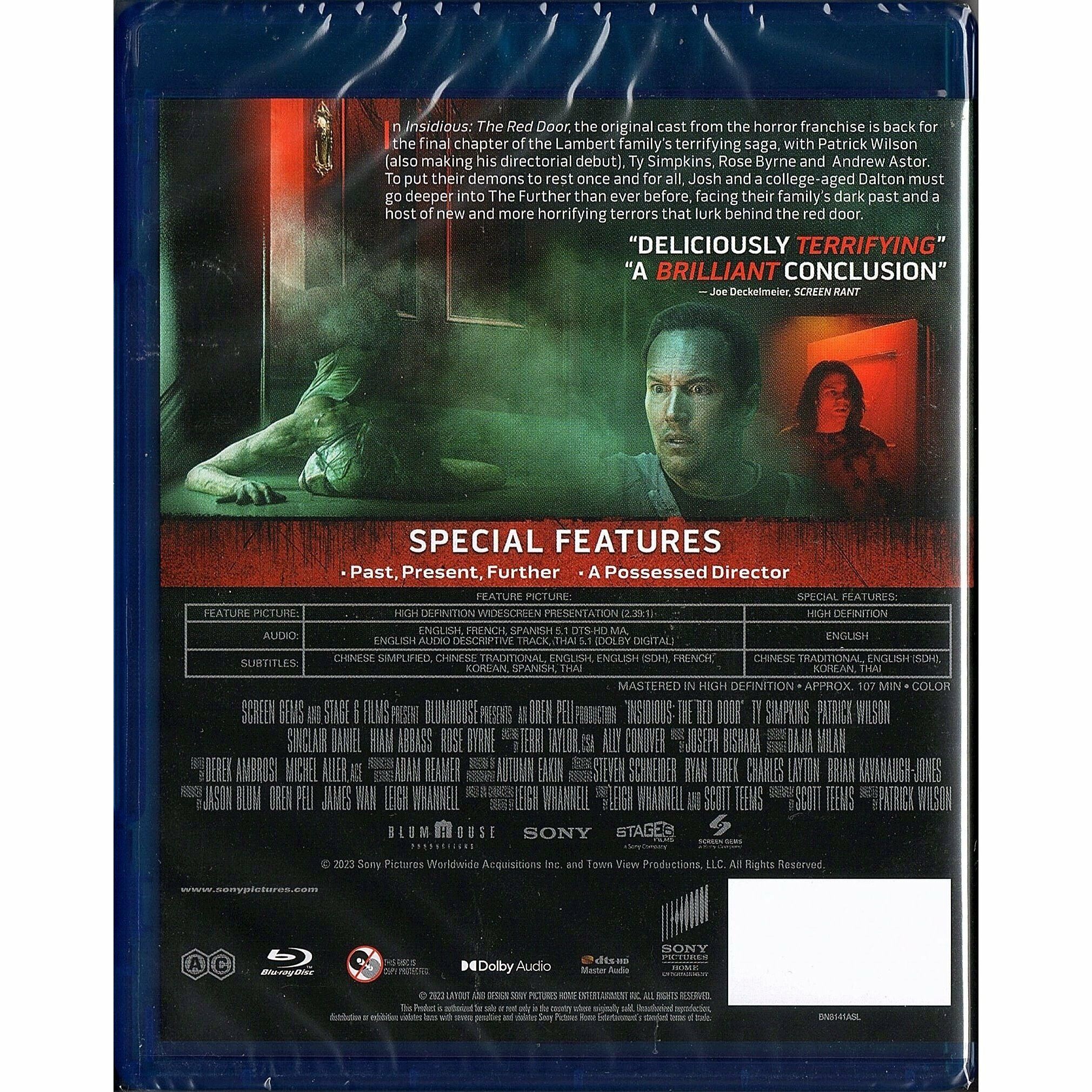 Insidious: The Red Door (2023) (Blu-ray)