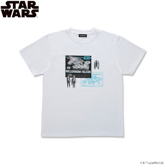 Pbandai 預訂2024/3月 STAR WARS /スター・ウォーズ TOY Tシャツ ミレニアム・ファルコン