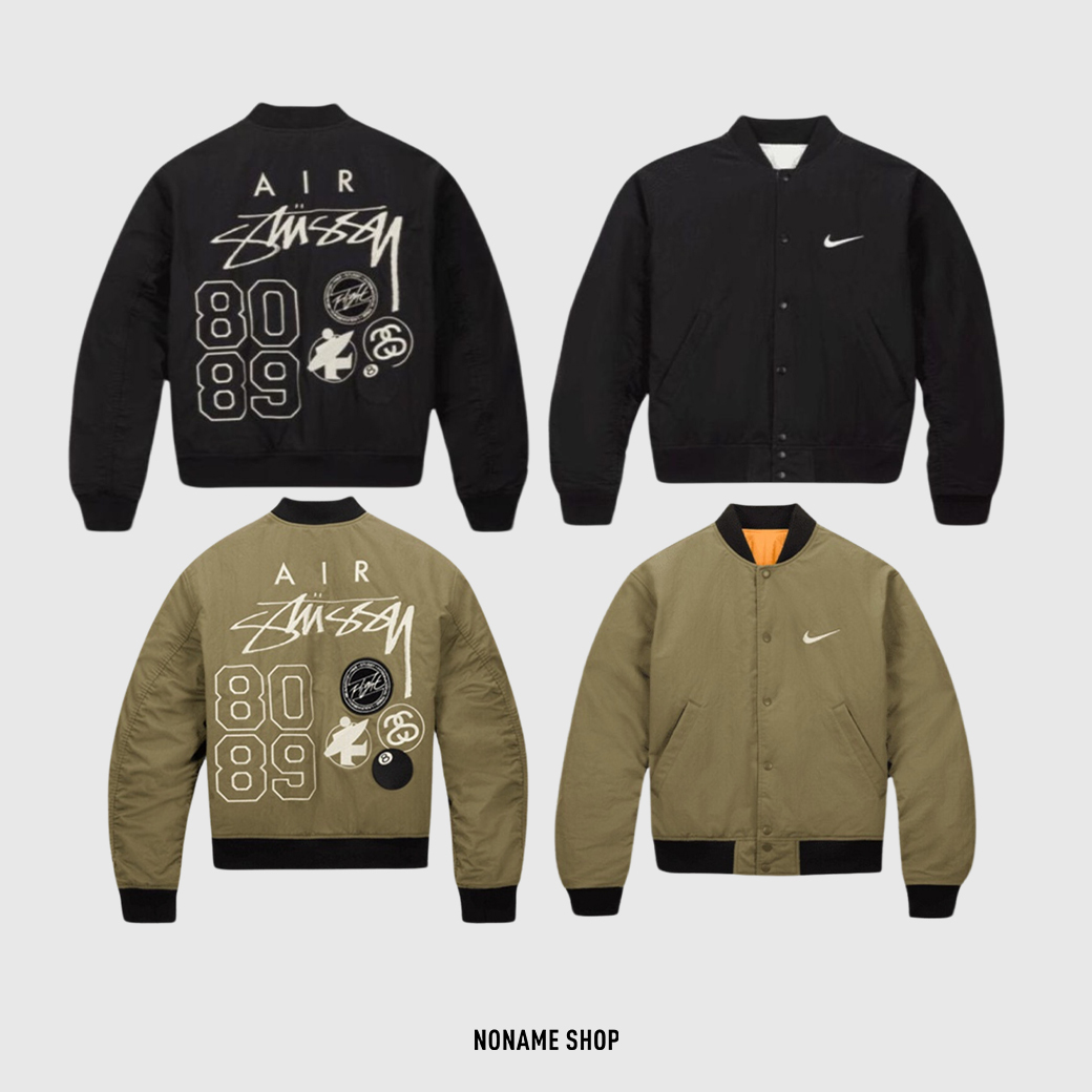 NIKE X STÜSSY 聯名 FW23 雙面穿 外套 兩色 (男款)