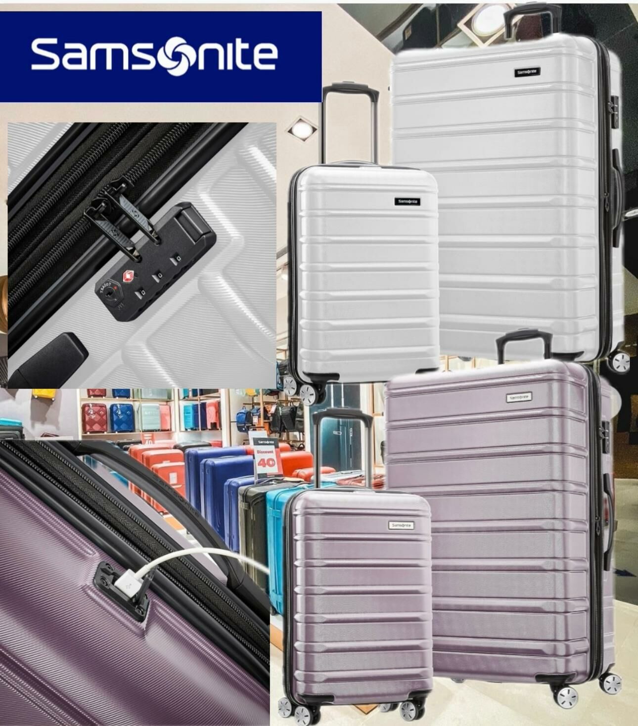 【預購】Samsonite F122601 行李箱套裝 (1套2個)