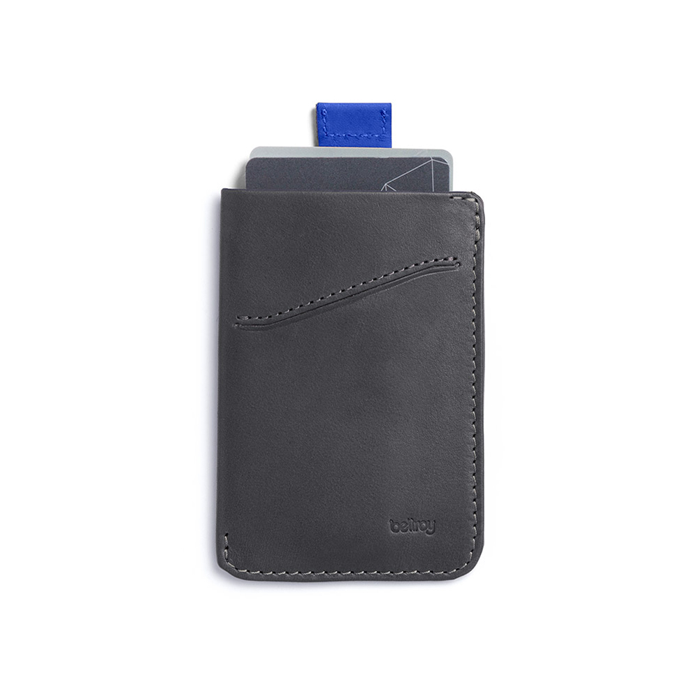 澳洲 Bellroy｜Card Sleeve 真皮票卡鈔票皮夾 - 炭灰藍