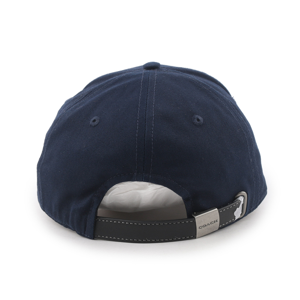 【COACH】刺繡標誌棉質棒球帽(海軍藍) CH409 NAV