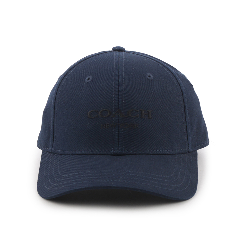 【COACH】刺繡標誌棉質棒球帽(海軍藍) CH409 NAV