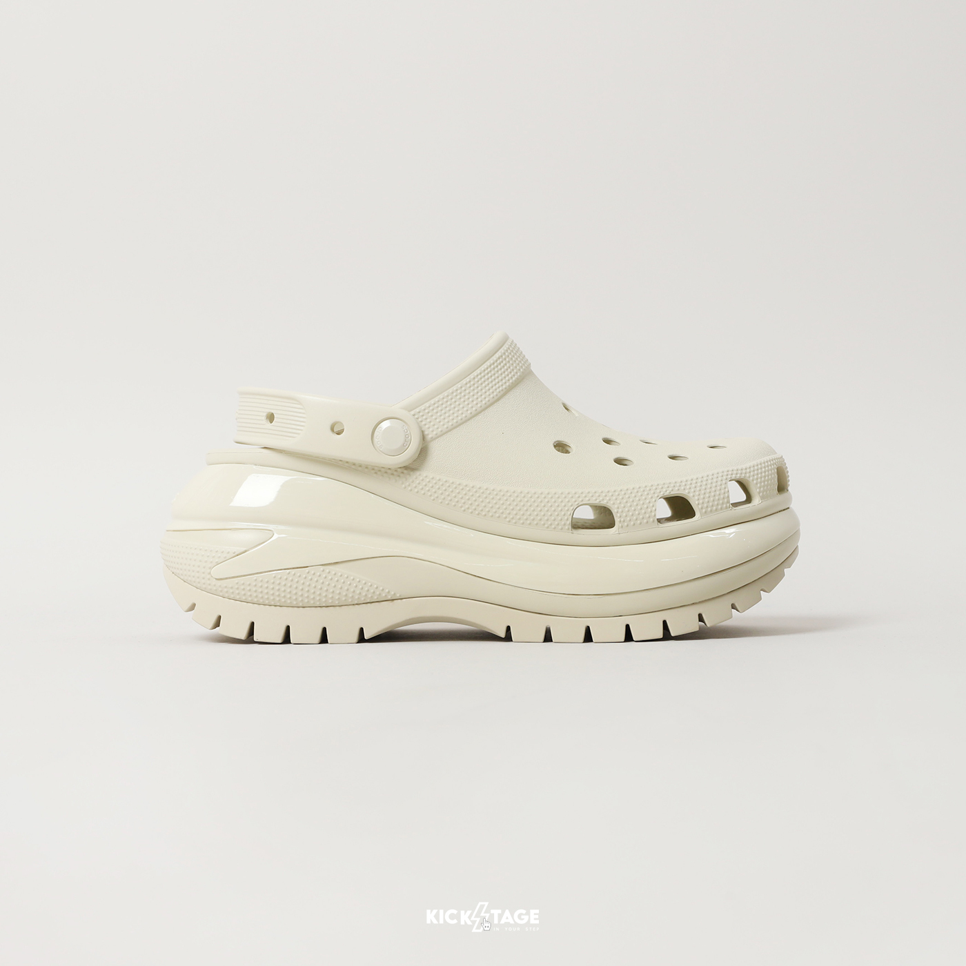 男女鞋CROCS MEGA CRUSH CLASSIC CLOG 經典光輪黑色奶茶色超厚底增高洞洞