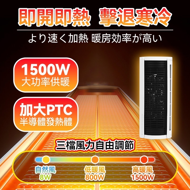 Yohome立臥式廣角4D搖頭萬用全身速熱暖風機