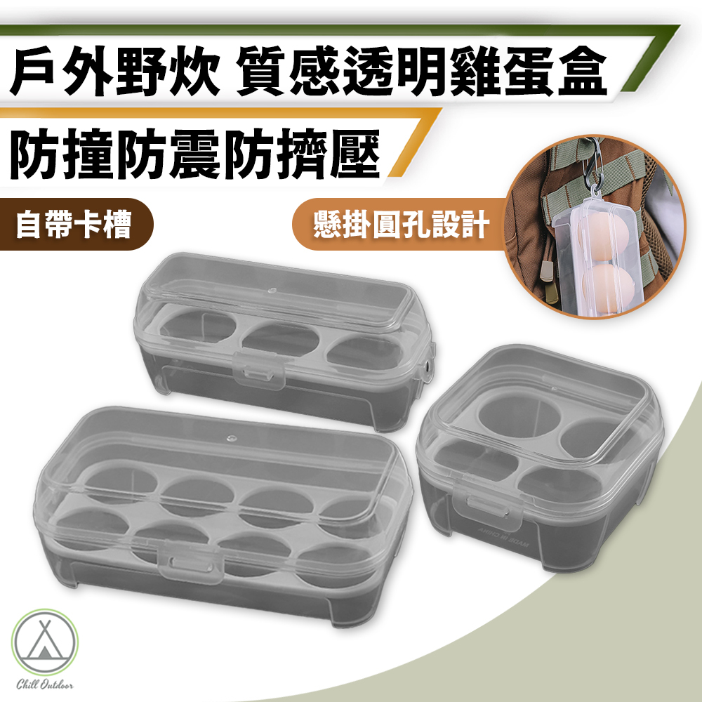 透明防撞蛋盒－(3/4/8格)