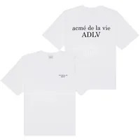[S] ADLV ADLV BASIC SHORT SLEEVE T-SHIRT 2 WHITE, ADLV20SS-SSBLN2-WHT (SAV277)