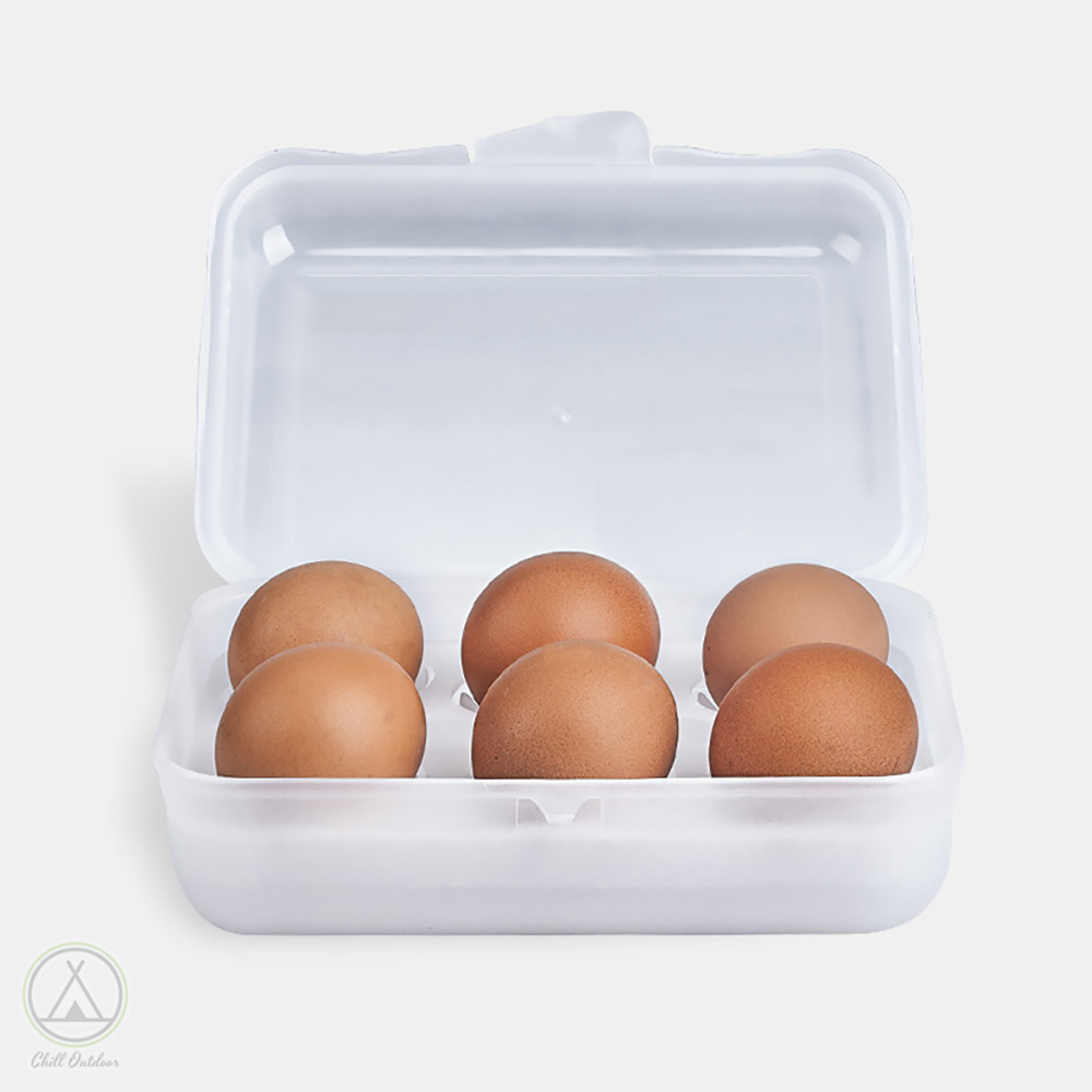 6格半透明防撞蛋盒