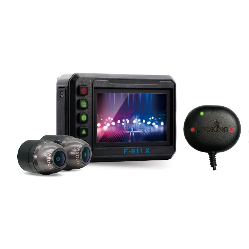 LOOKING 錄得清 F-911X 機車行車記錄器｜全機防水旗艦款 FHD1080P