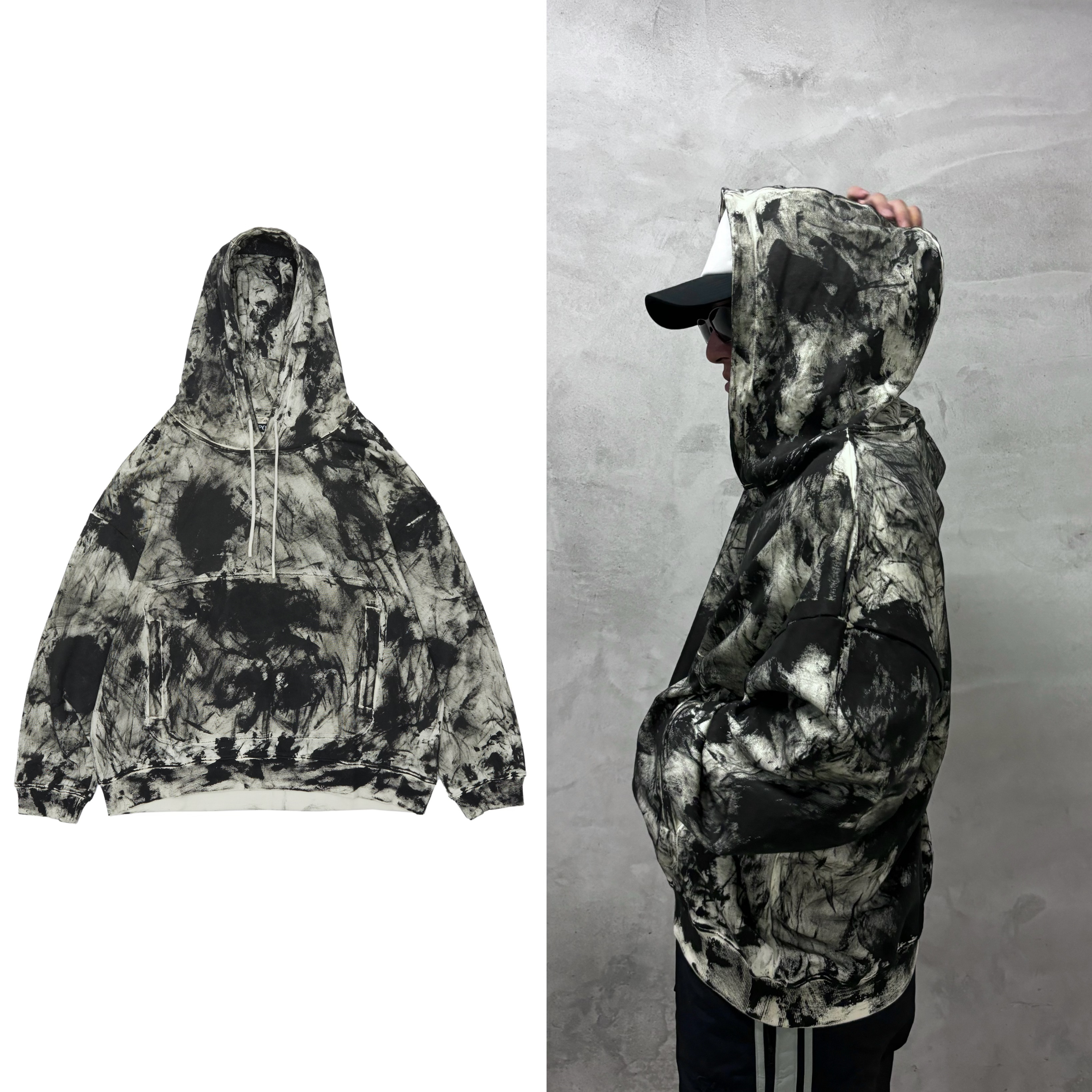 OPO DESIGN 手工泥染連帽衛衣