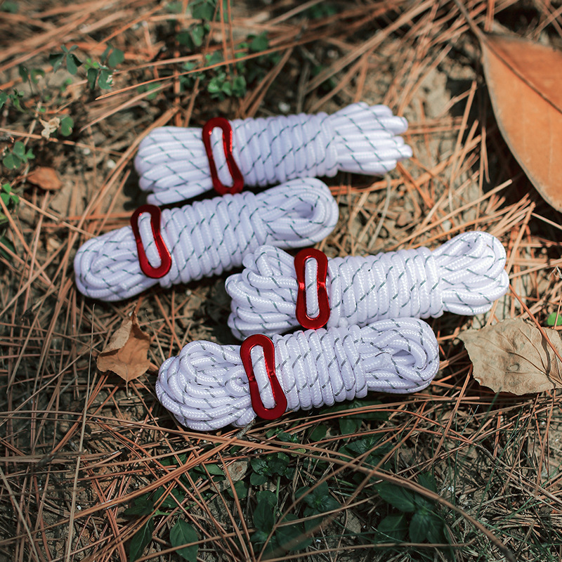 5mm白色反光營繩