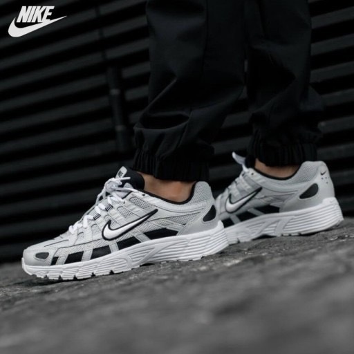 【Luxury】NIKE P-6000 復古老爹鞋 百搭款 白 灰 銀 黑 男鞋 CD6404-006 男女 正品代購