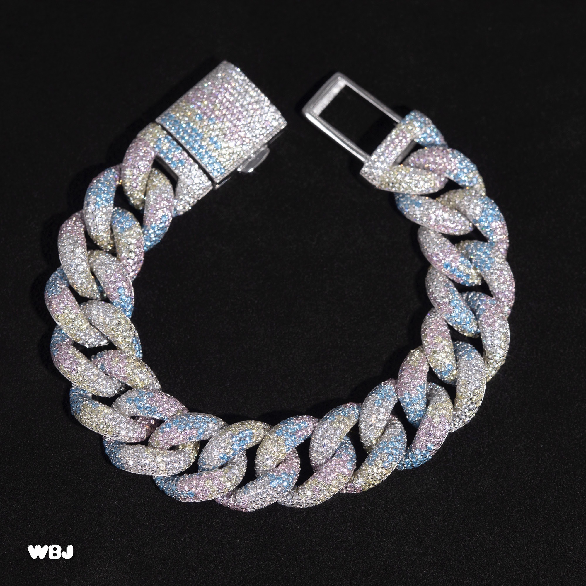 （客製化訂製）迷彩泡泡古巴鍊｜8/10/13mm寬可選