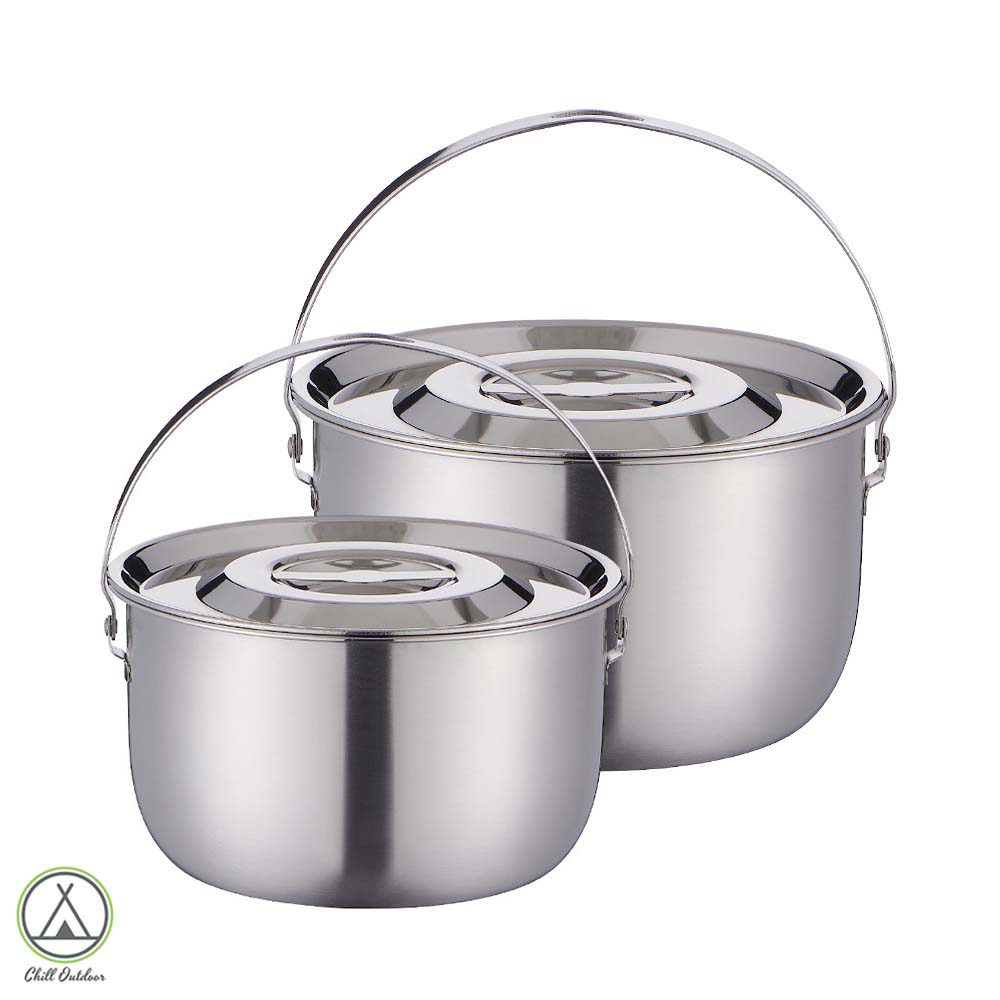 304不鏽鋼鍋組 (23+26cm)