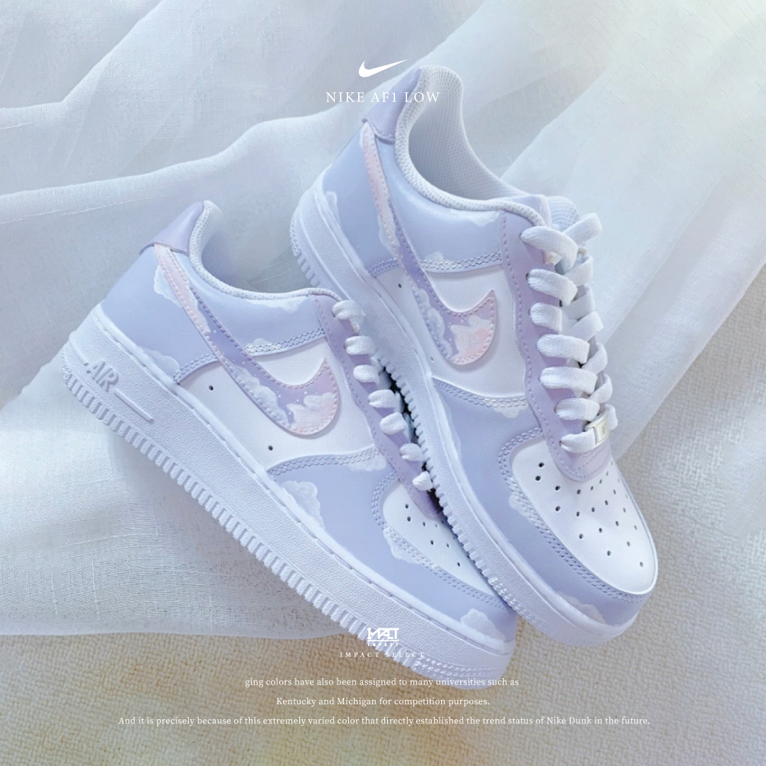 【訂製款】Nike Air Force 1 Low  紫霞星雲
