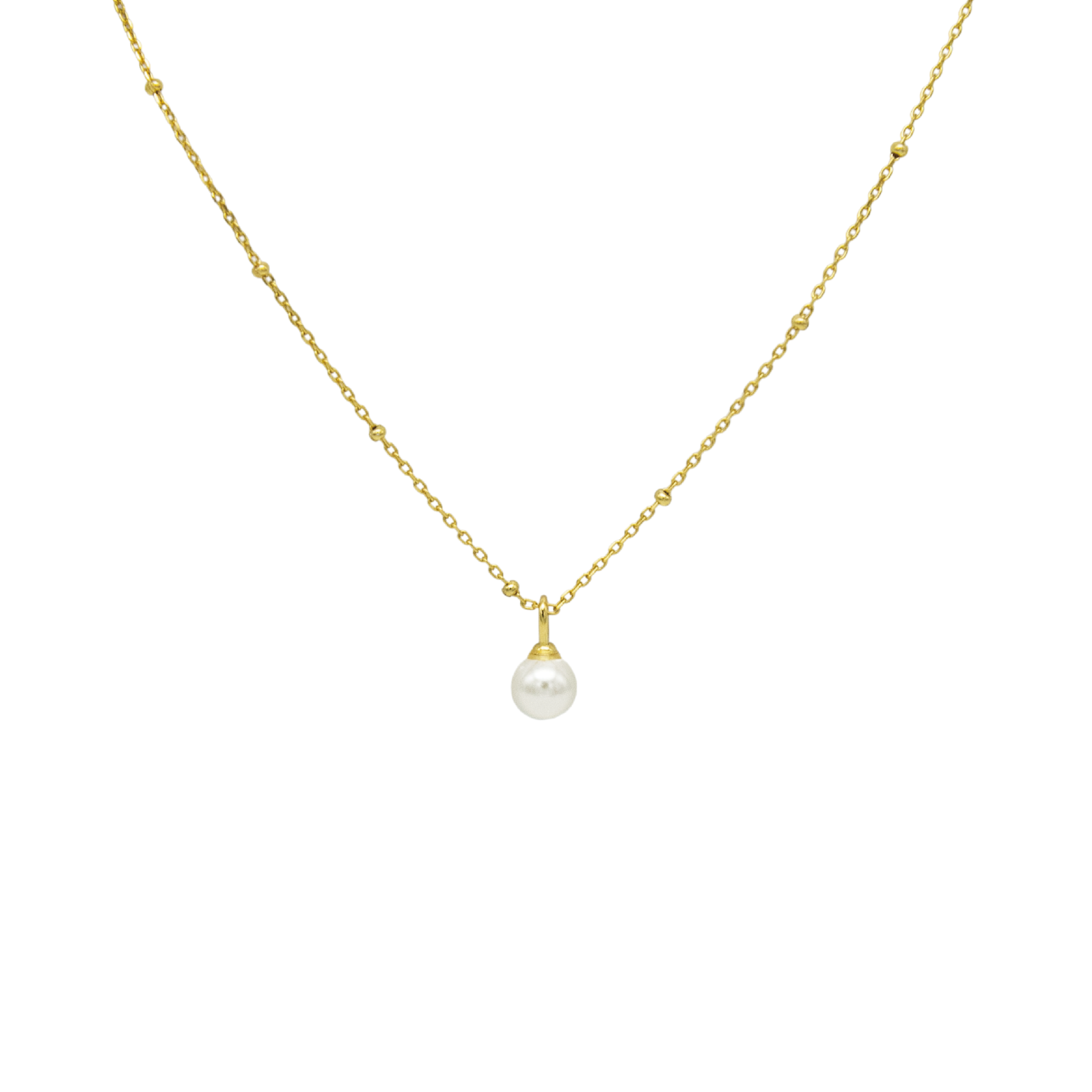 細語・珍珠純銀項鍊 (HNS10088)