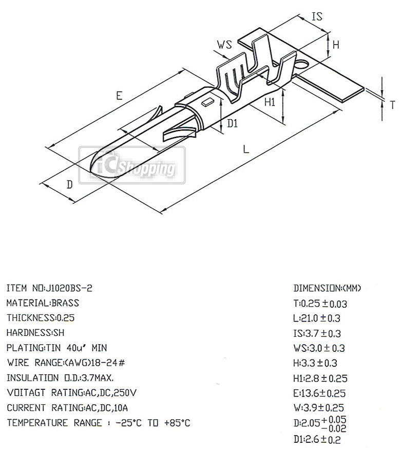 大四P,大4P,公端,金屬端子,規格