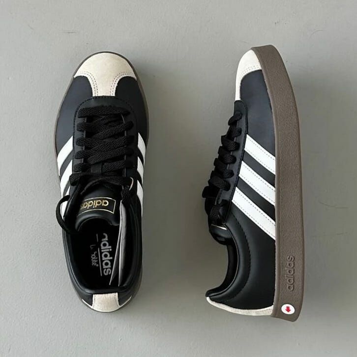 ADIDAS NEO VL COURT 黑色 麂皮 焦糖底 平替版SAMBA 男女鞋 ID6017  JQ2471 / 現貨