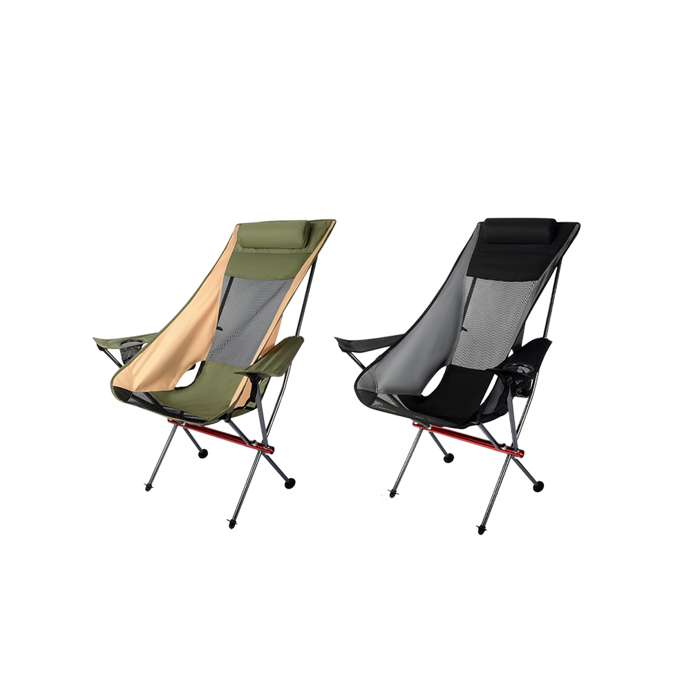 帶枕扶手月亮椅－(2色)