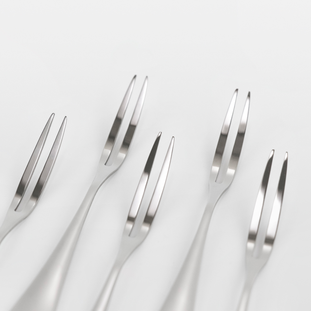 水果叉  12cm 甜點叉蛋糕叉果叉二頭叉【陶杯杯瓷器】餐具餐盤 碗盤杯筷 台灣現貨