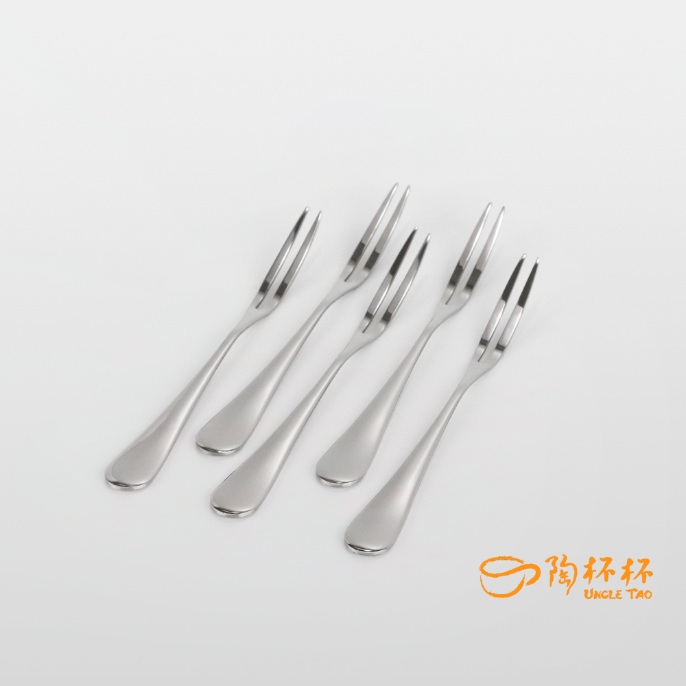 水果叉  12cm 甜點叉蛋糕叉果叉二頭叉【陶杯杯瓷器】餐具餐盤 碗盤杯筷 台灣現貨