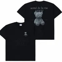 [S] ADLV FUZZY BEAR SHORT SLEEVE T-SHIRT BLACK, ADLV23FW-SSAFZB-BLK (SAV291)