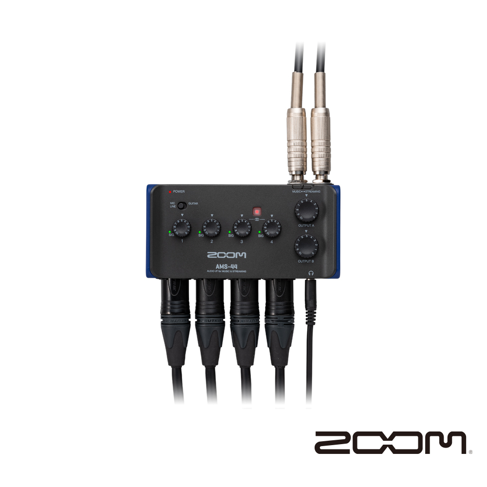 【正成公司貨】ZOOM AMS-22 / AMS-24 / AMS-44 便攜型 直播創作 錄音介面