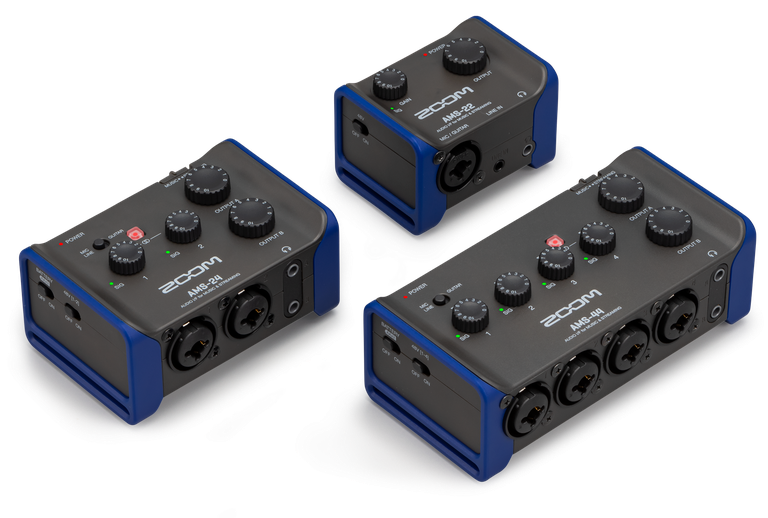 【正成公司貨】ZOOM AMS-22 / AMS-24 / AMS-44 便攜型 直播創作 錄音介面