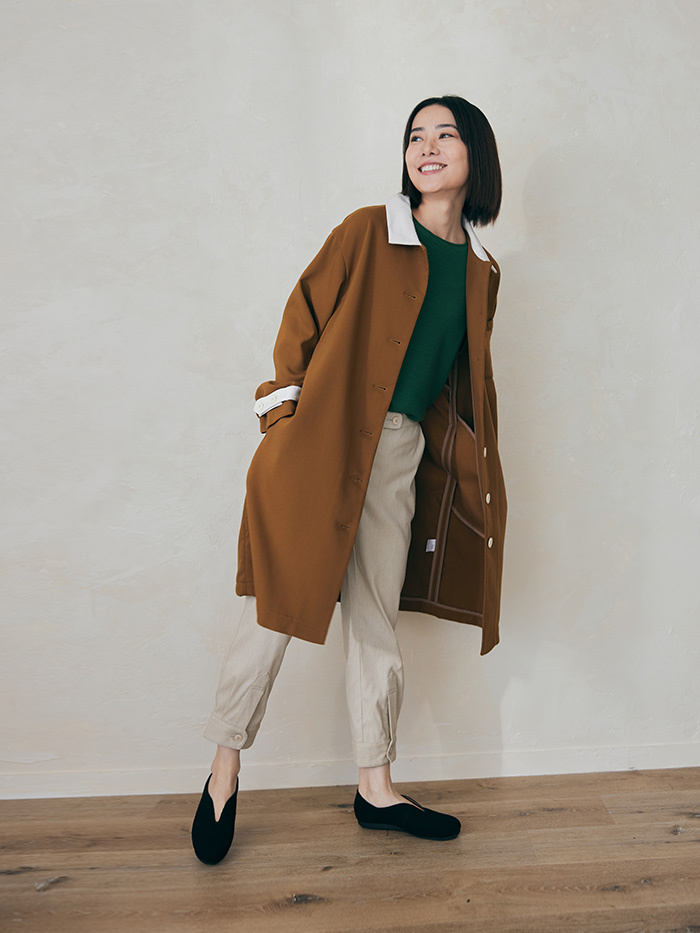 閱讀的語言開襟大衣-迷路